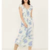 Free People Women's Floral Forget Me Not Midi Dress 1 Free People Women's Floral Forget Me Not Midi Dress -Twisted X Sales 2000395502 400 P1