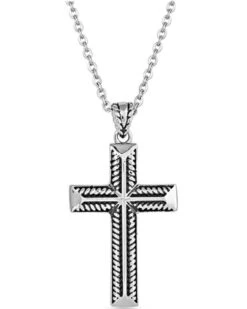 Montana Silversmiths Amplified Faith Cross Necklace