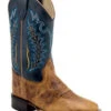 Old West Boys' Cactus Western Boots - Broad Square Toe 1 Old West Boys' Cactus Western Boots - Broad Square Toe -Twisted X Sales 2000396096 410 P1