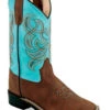 Old West Girls' Embroidered Western Boots - Broad Square Toe 1 Old West Girls' Embroidered Western Boots - Broad Square Toe -Twisted X Sales 2000396117 442 P1