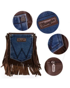 Montana West Women's Wrangler Jean Denim Pocket Fringe Crossbody 5 Montana West Women's Wrangler Jean Denim Pocket Fringe Crossbody -Twisted X Sales 2000396498 200 P2