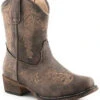 Roper Toddler Girls' Riley Scroll Western Boots - Snip Toe -Twisted X Sales 2000397165 200 P1