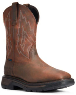 Ariat Men's Big Rig Waterproof Western Work Boots - Broad Square Toe