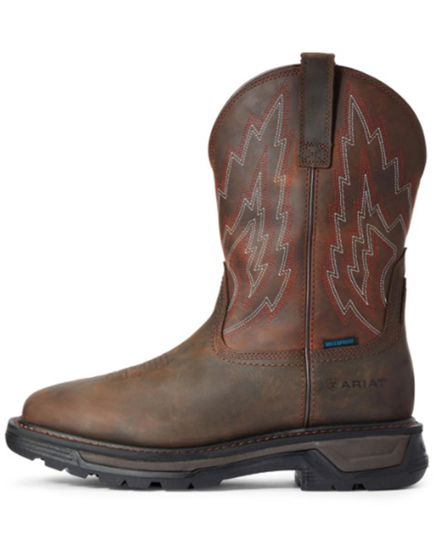 Ariat Men's Big Rig Waterproof Western Work Boots - Broad Square Toe 4 Ariat Men's Big Rig Waterproof Western Work Boots - Broad Square Toe - Image 2