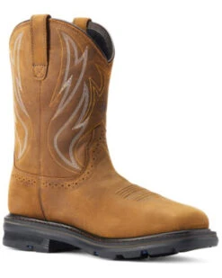 Ariat Men's Sierra Shock Shield Waterproof Western Work Boots - Steel Toe