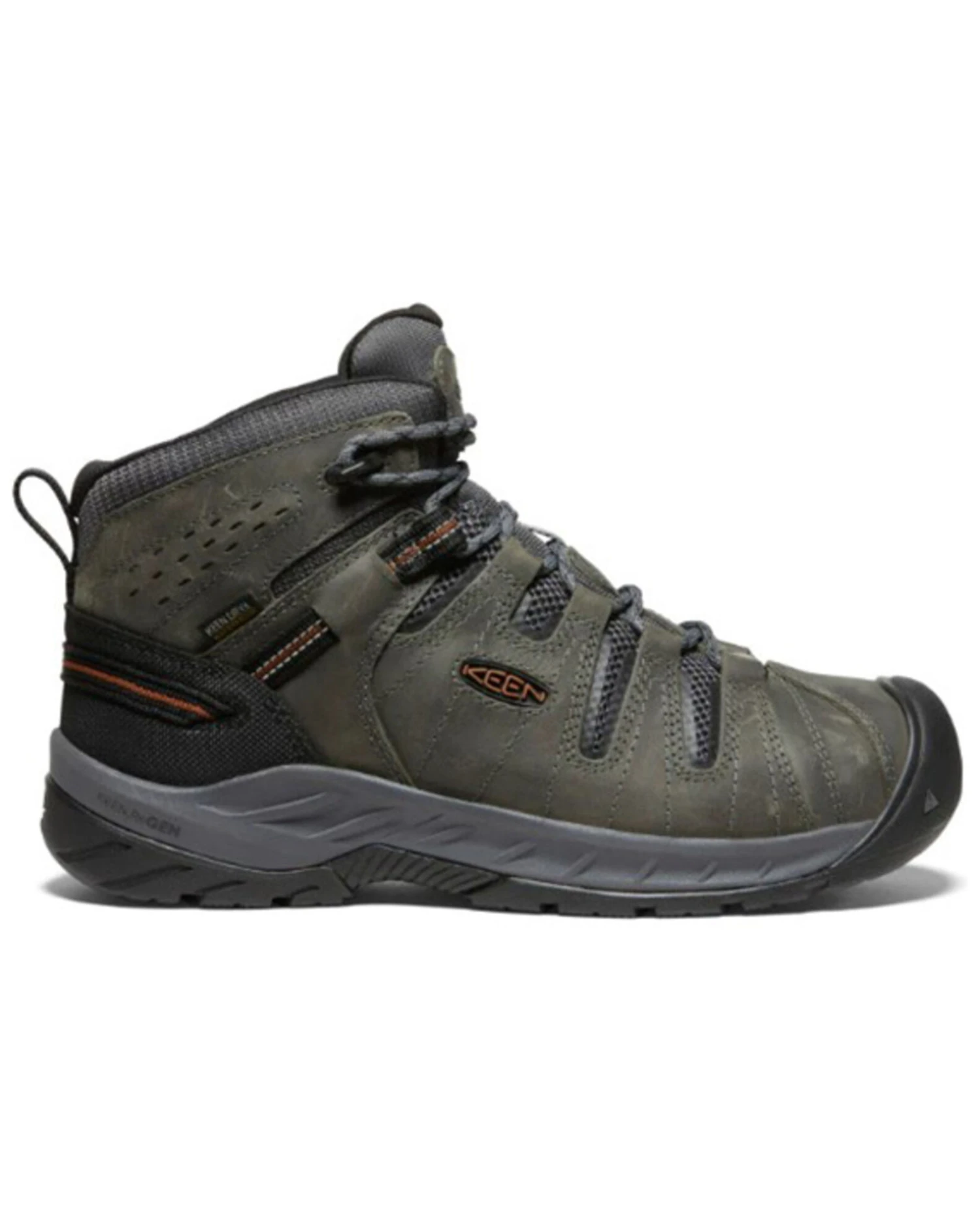 Keen Men's Flint II Mid Waterproof Work Boots - Round Toe 4 Keen Men's Flint II Mid Waterproof Work Boots - Round Toe - Image 2