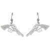 Montana Silversmiths Women's Rhinestone Pistol Hook Earrings