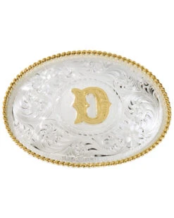 Montana Silversmiths Initial D Western Buckle