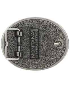 Montana Silversmiths Long Horn Attitude Belt Buckle -Twisted X Sales 290C52 03 P2