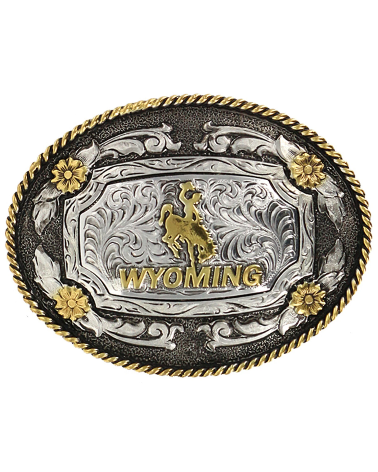 Cody James® Men's Oval Wyoming Belt Buckle 3 Cody James® Men's Oval Wyoming Belt Buckle