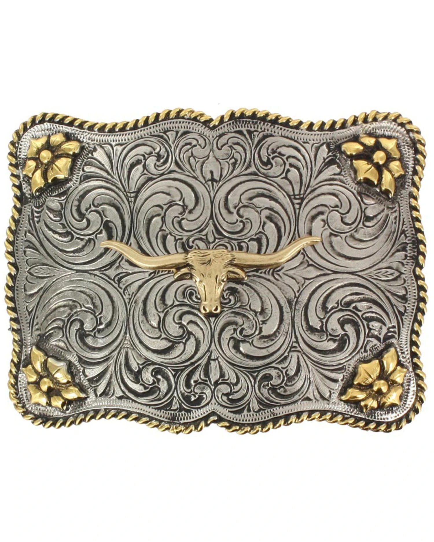 Cody James Men's Interchangeable Longhorn Belt Buckle 3 Cody James Men's Interchangeable Longhorn Belt Buckle